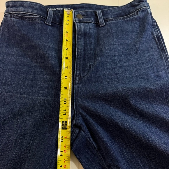 Talbots Flawless High Waist Flair Slit/Welt Pockets 10P Jeans Denim Women’s - Picture 9 of 13